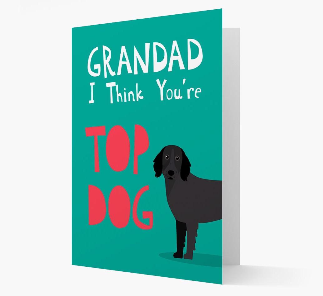 Grandad You're Top Dog: Personalised {breedFullName} Card