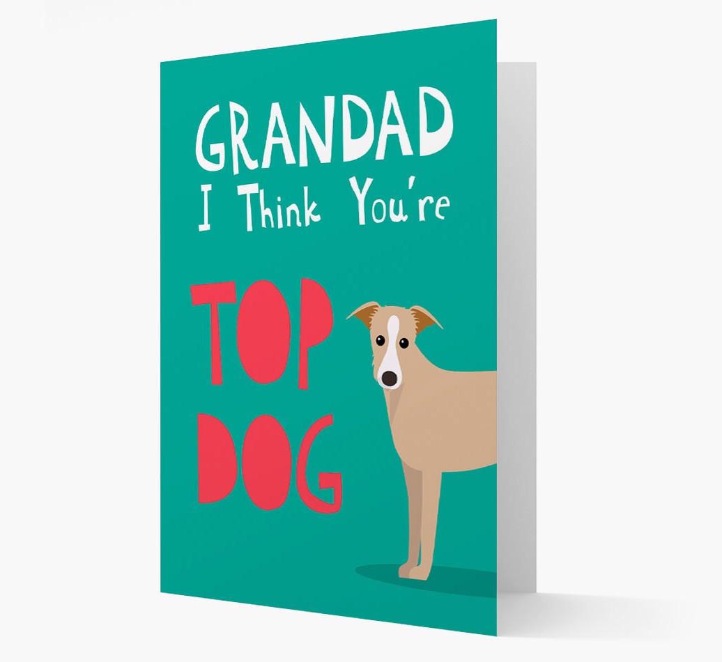 Grandad You're Top Dog: Personalised {breedFullName} Card