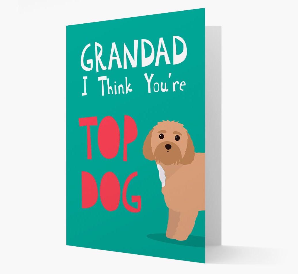 Grandad You're Top Dog: Personalised {breedFullName} Card