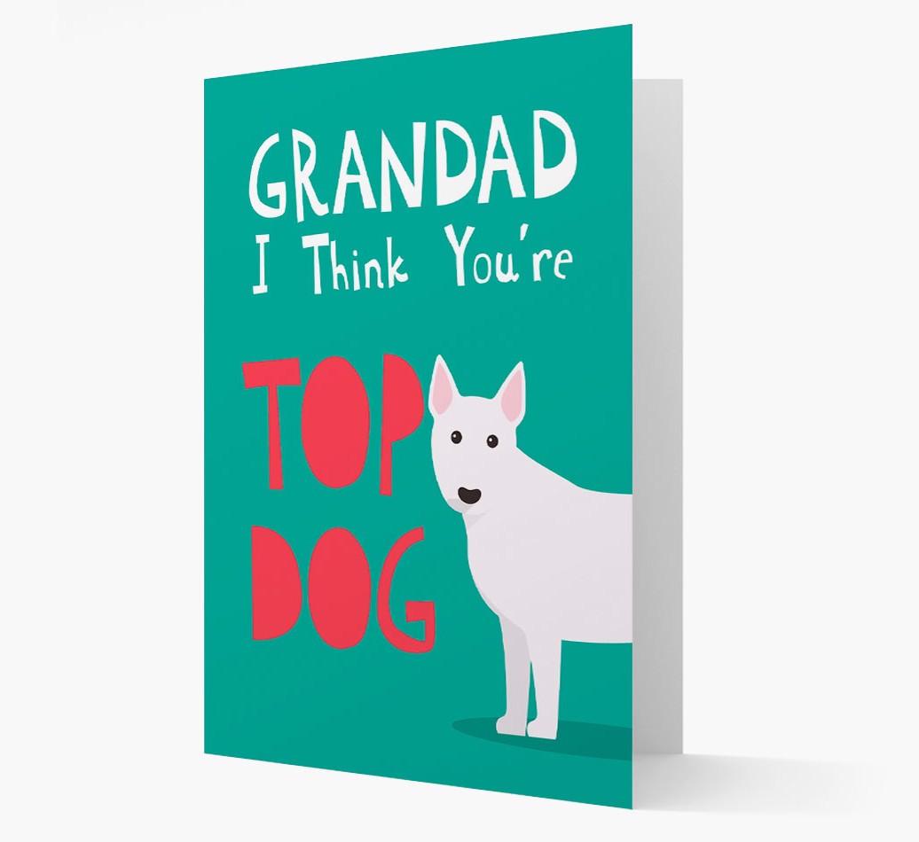 Grandad You're Top Dog: Personalised {breedFullName} Card