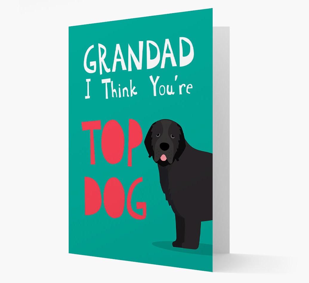 Grandad You're Top Dog: Personalised {breedFullName} Card