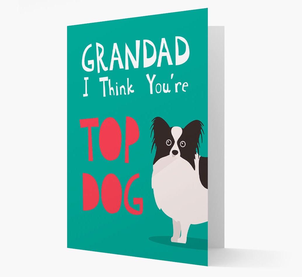 Grandad You're Top Dog: Personalised {breedFullName} Card
