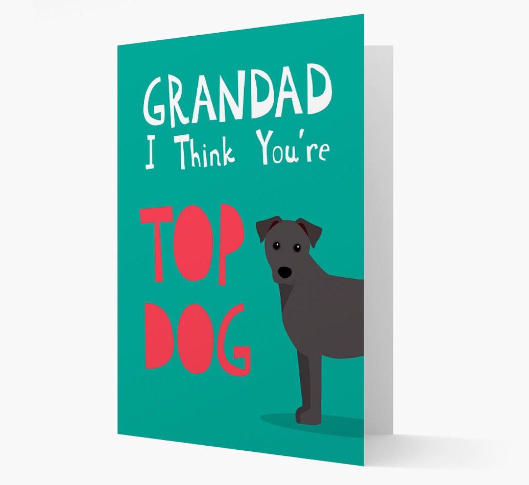 Grandad You're Top Dog: Personalised {breedFullName} Card