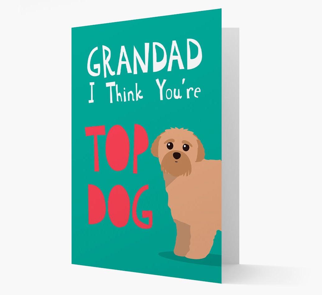 Grandad You're Top Dog: Personalised {breedFullName} Card