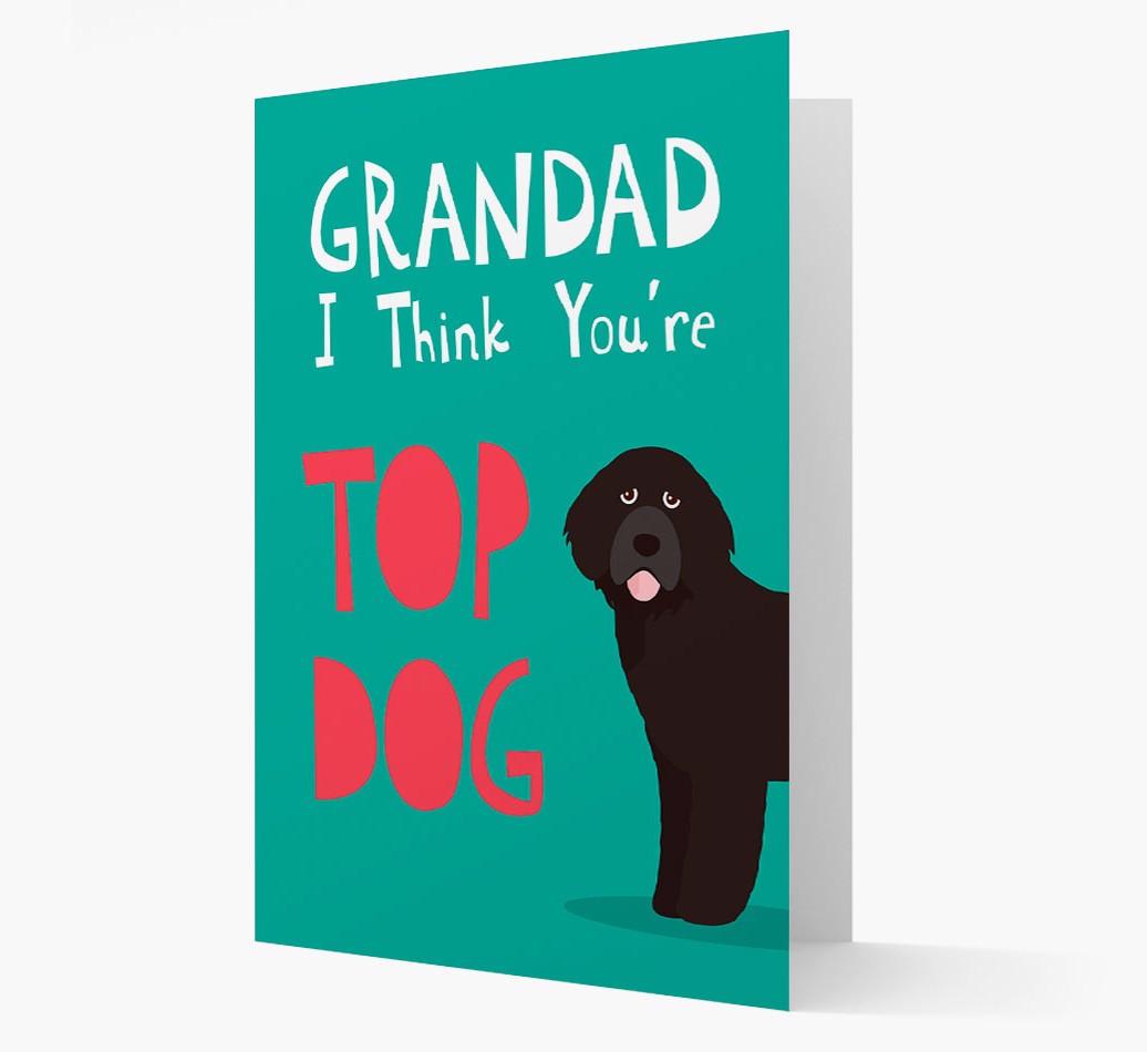 Grandad You're Top Dog: Personalised {breedFullName} Card