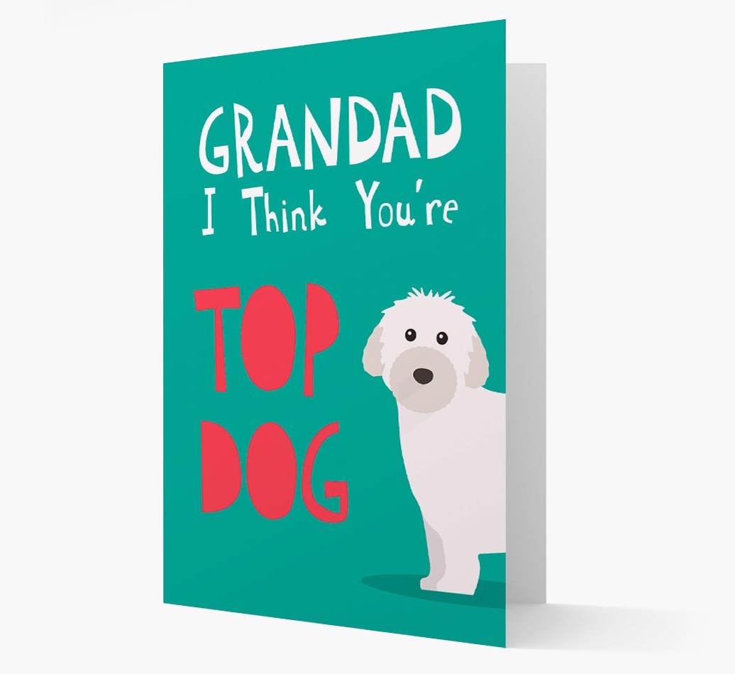 Grandad You're Top Dog: Personalised {breedFullName} Card