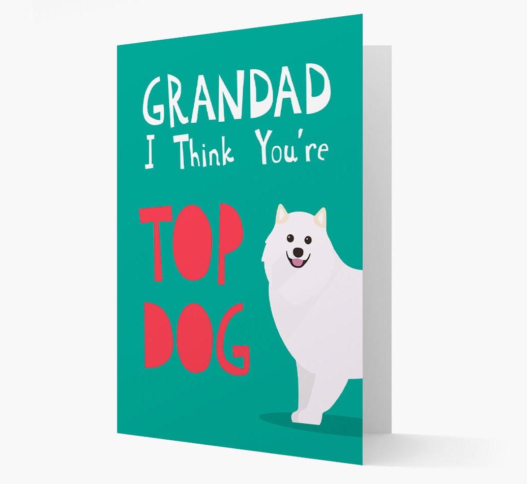 Grandad You're Top Dog: Personalised {breedFullName} Card