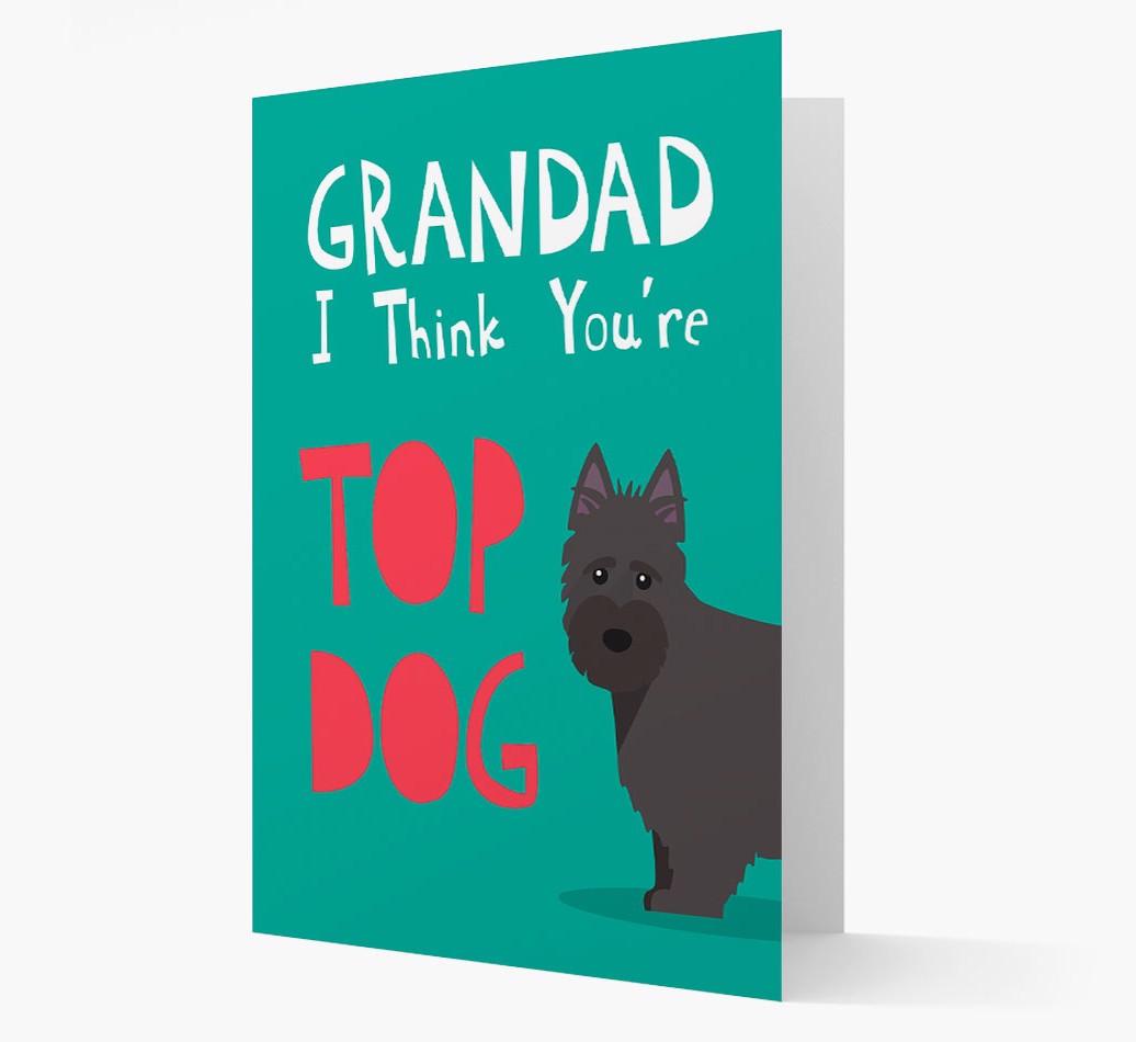 Grandad You're Top Dog: Personalised {breedFullName} Card