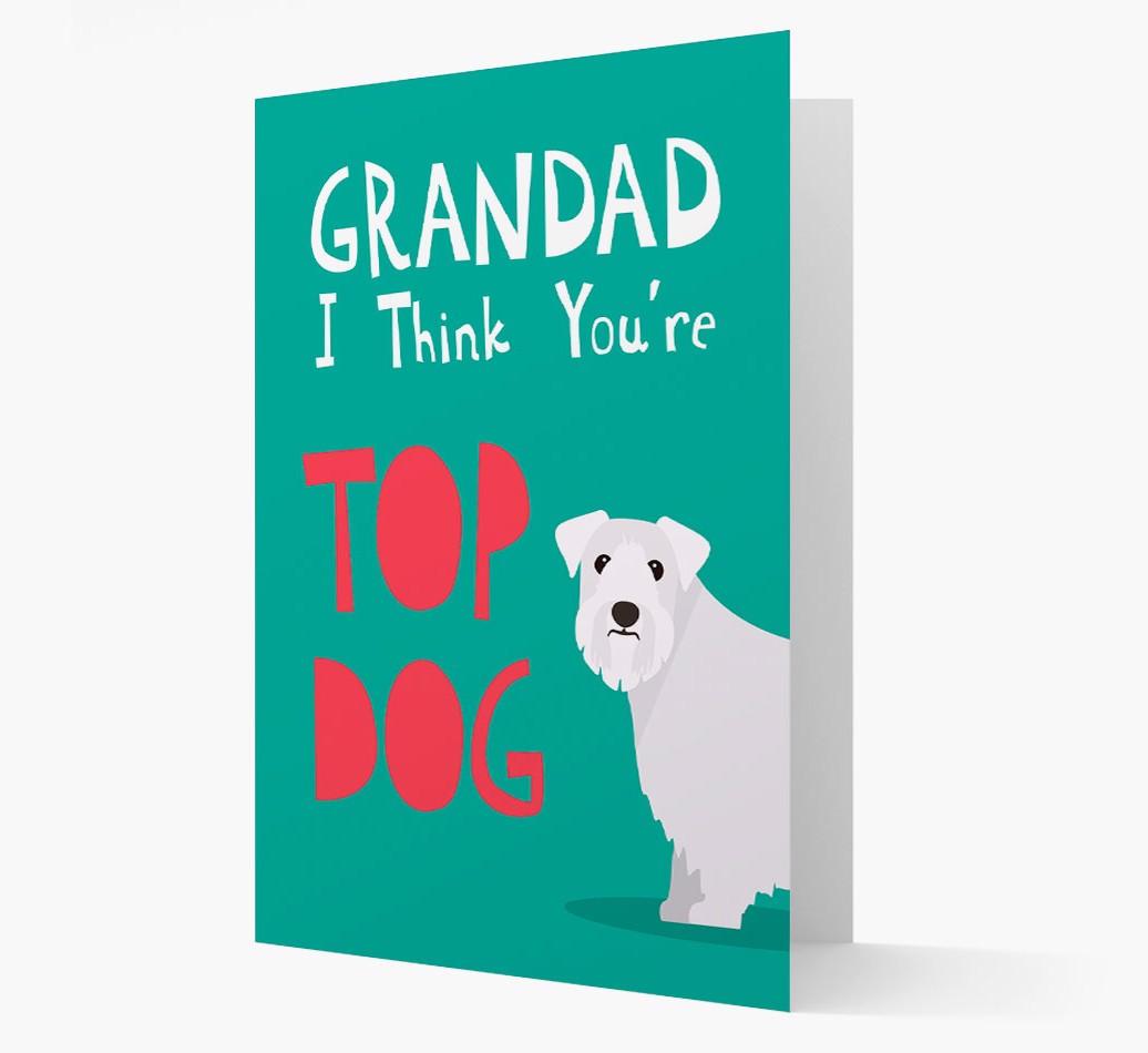 Grandad You're Top Dog: Personalised {breedFullName} Card
