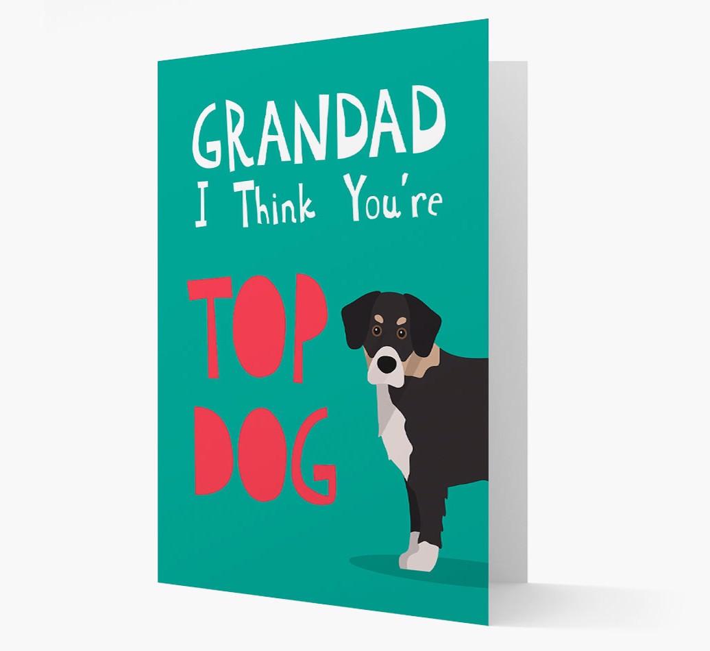 Grandad You're Top Dog: Personalised {breedFullName} Card