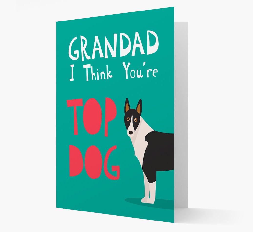 Grandad You're Top Dog: Personalised {breedFullName} Card