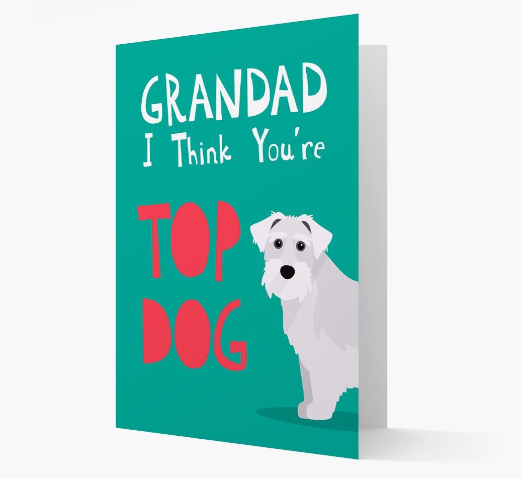 Grandad You're Top Dog: Personalised {breedFullName} Card