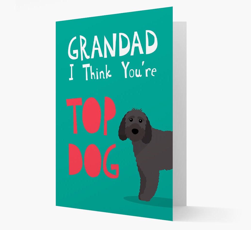 Grandad You're Top Dog: Personalised {breedFullName} Card