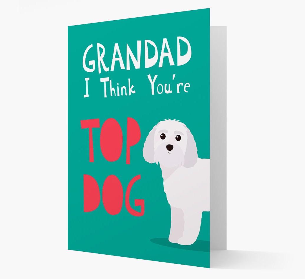Grandad You're Top Dog: Personalised {breedFullName} Card