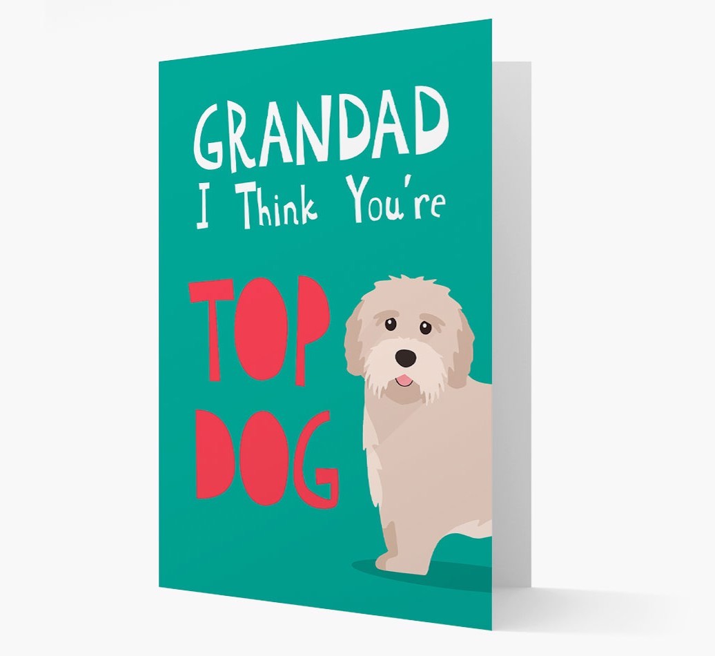 Grandad You're Top Dog: Personalised {breedFullName} Card