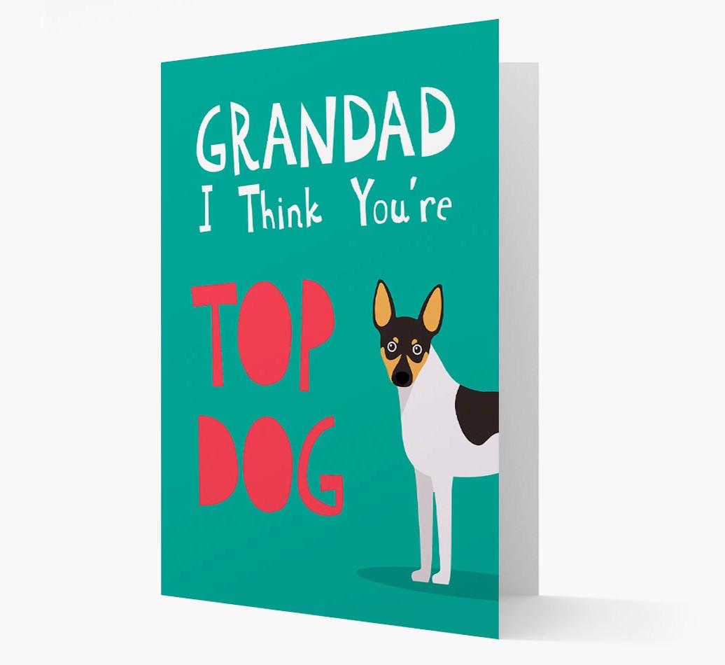 Grandad You're Top Dog: Personalised {breedFullName} Card