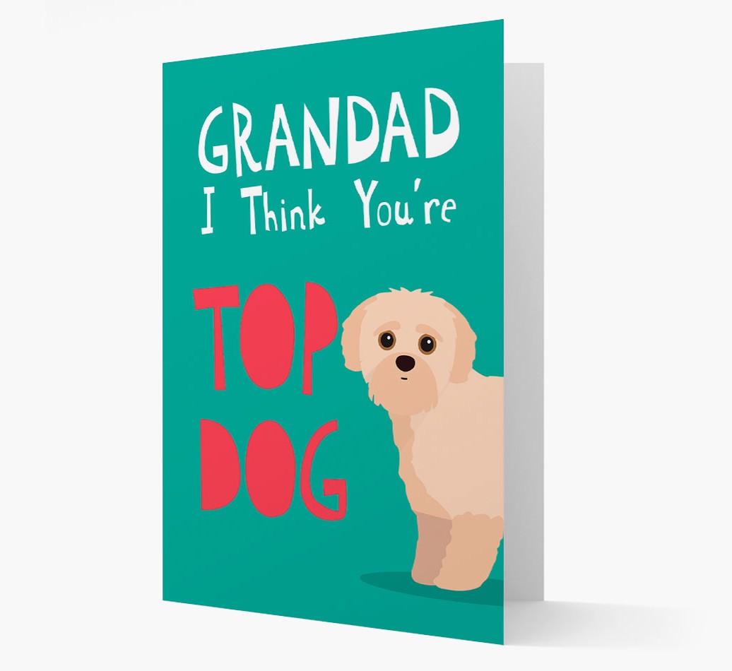 Grandad You're Top Dog: Personalised {breedFullName} Card