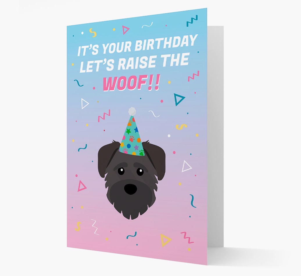 Raise The Woof: Personalised Card with {breedFullName} Icon