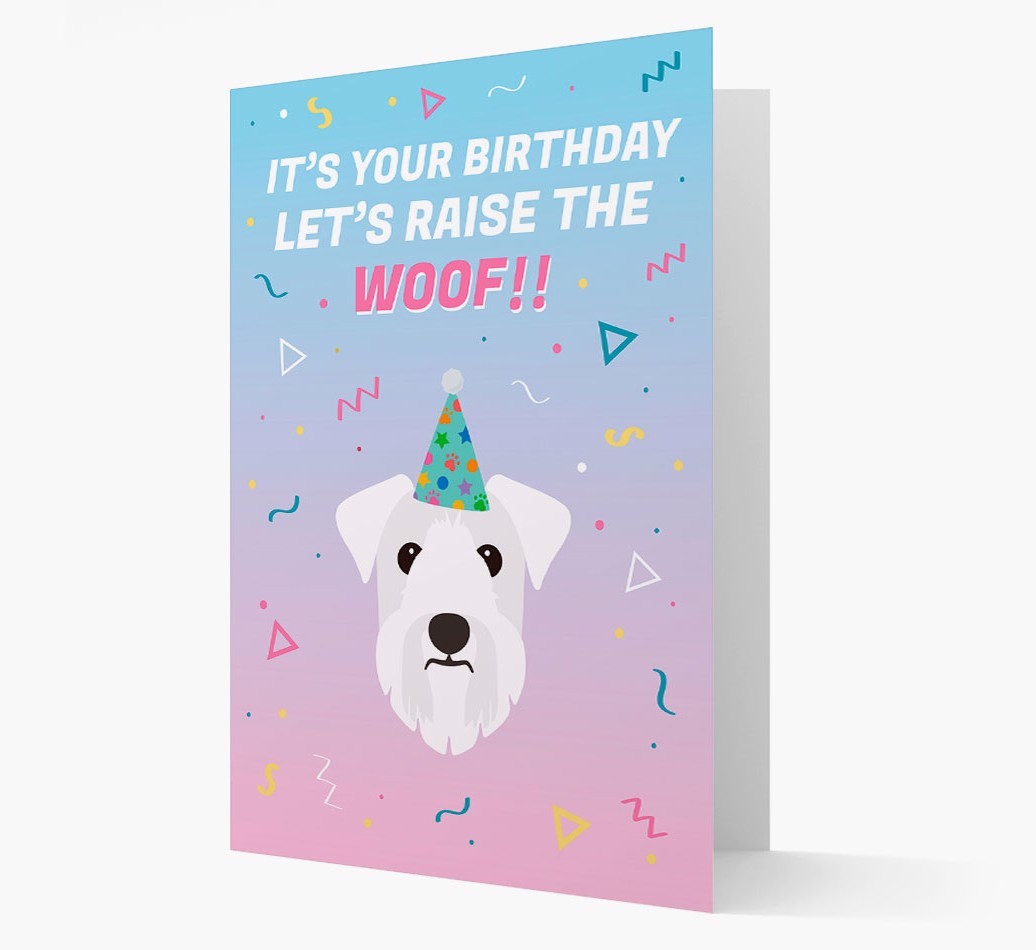 Raise The Woof: Personalised Card with {breedFullName} Icon