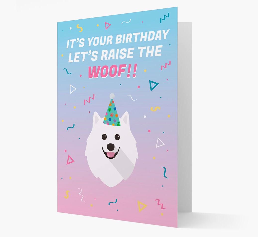 Raise The Woof: Personalised Card with {breedFullName} Icon