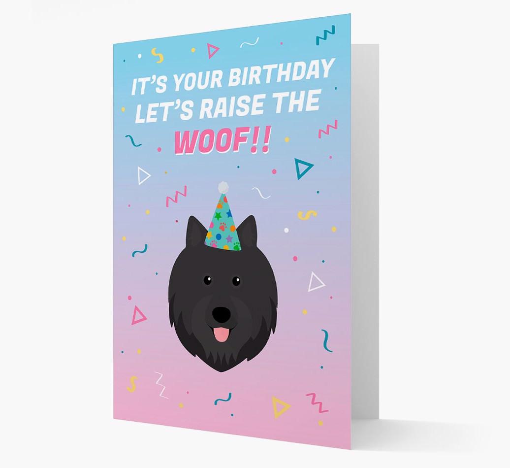 Raise The Woof: Personalized Card with {breedFullName} Icon