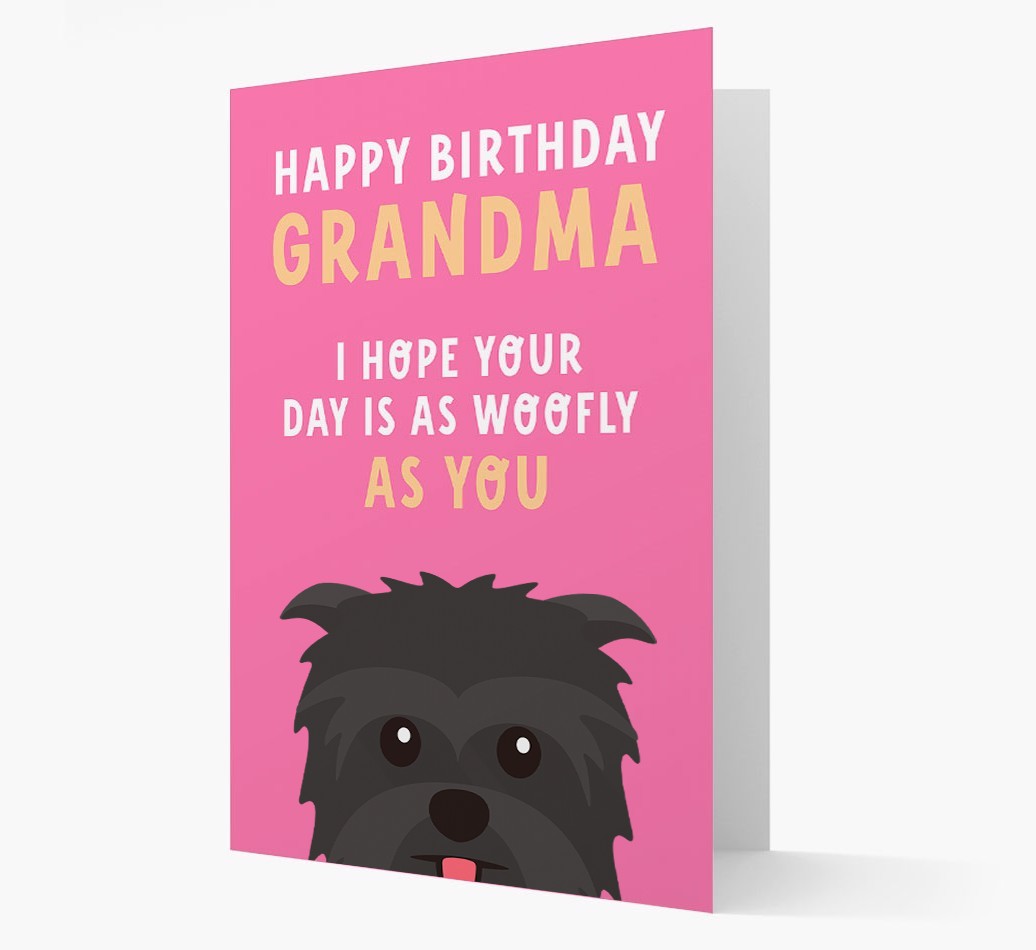 Woofly Grandma: Personalised Card with {breedFullName} Icon