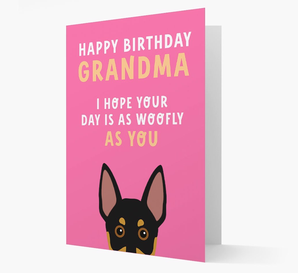 Woofly Grandma: Personalised Card with {breedFullName} Icon