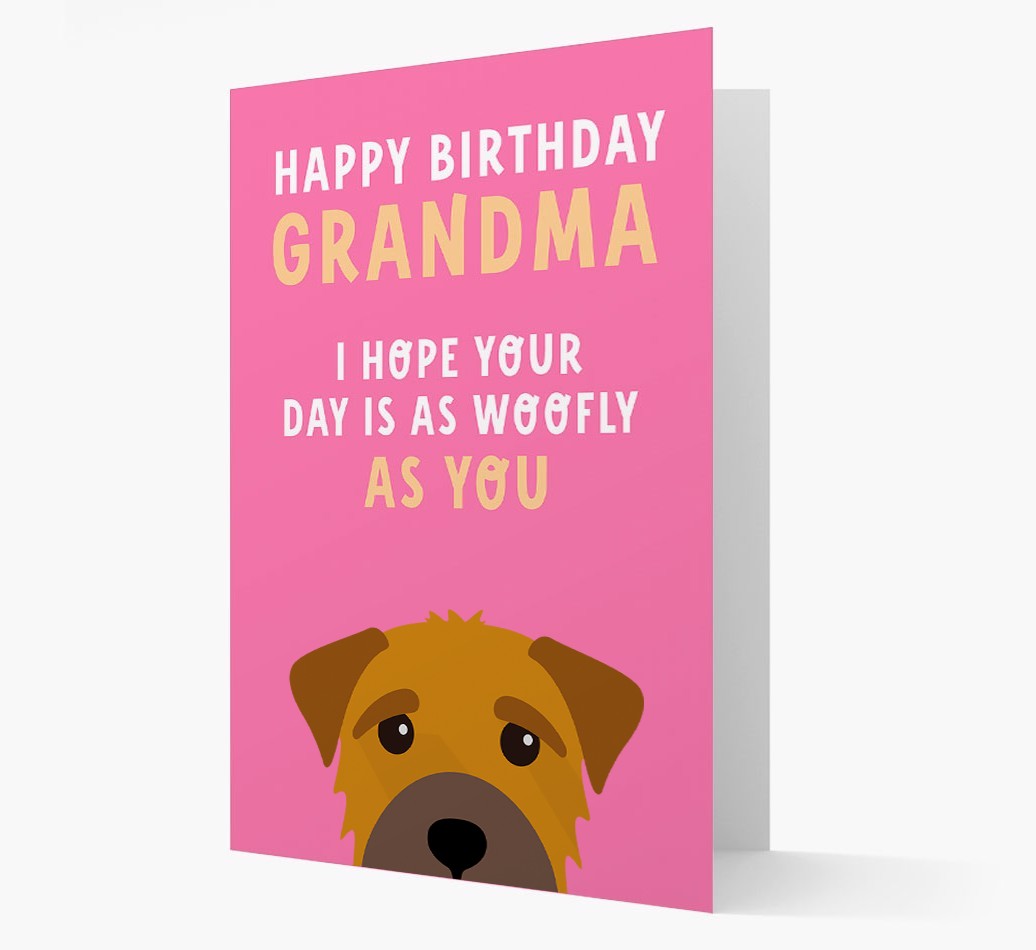 Woofly Grandma: Personalised Card with {breedFullName} Icon