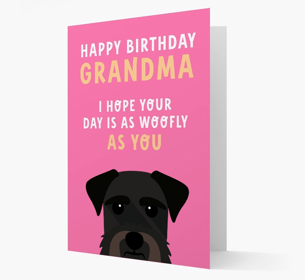 Woofly Grandma: Personalised Card with {breedFullName} Icon