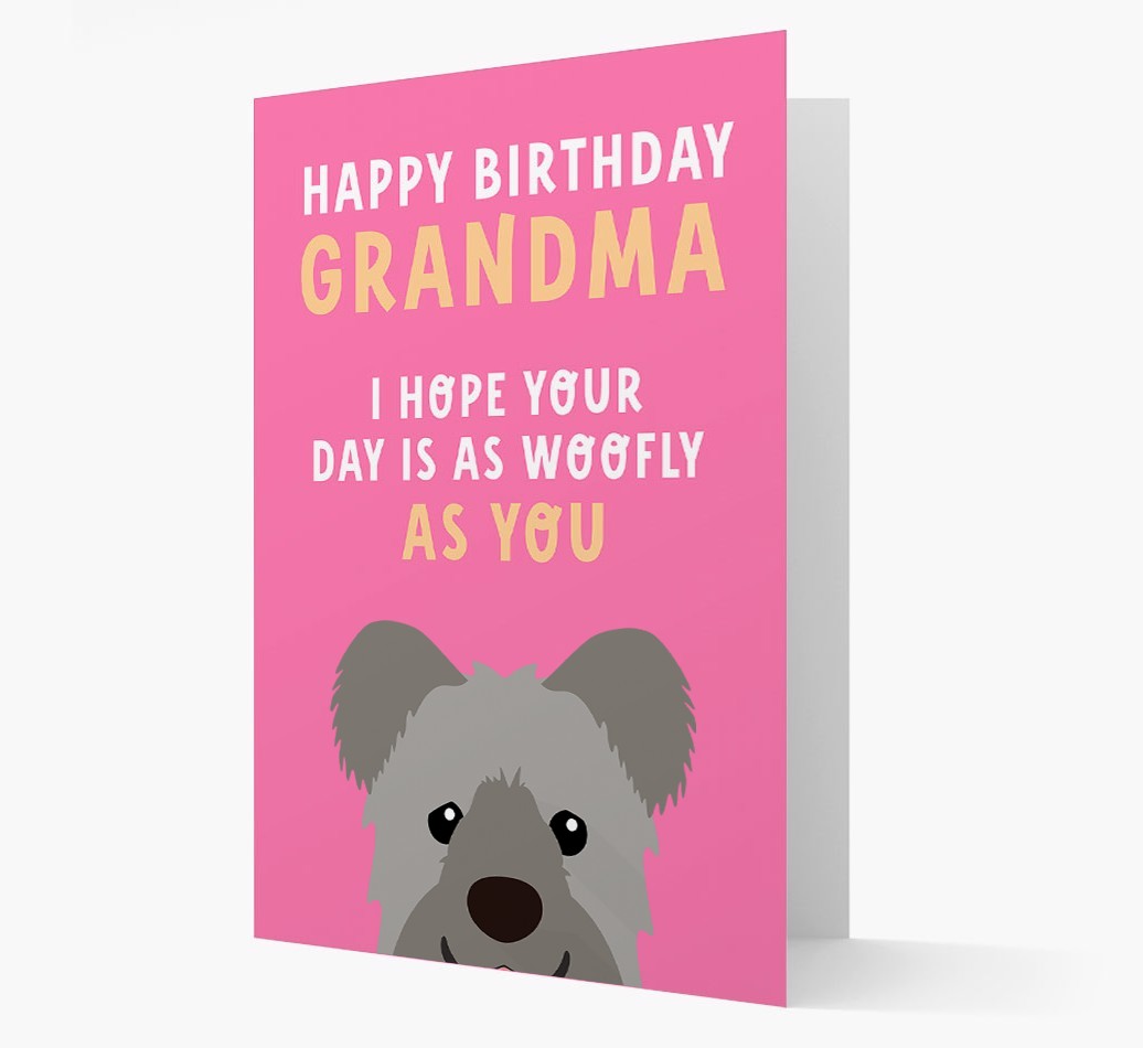 Woofly Grandma: Personalised Card with {breedFullName} Icon