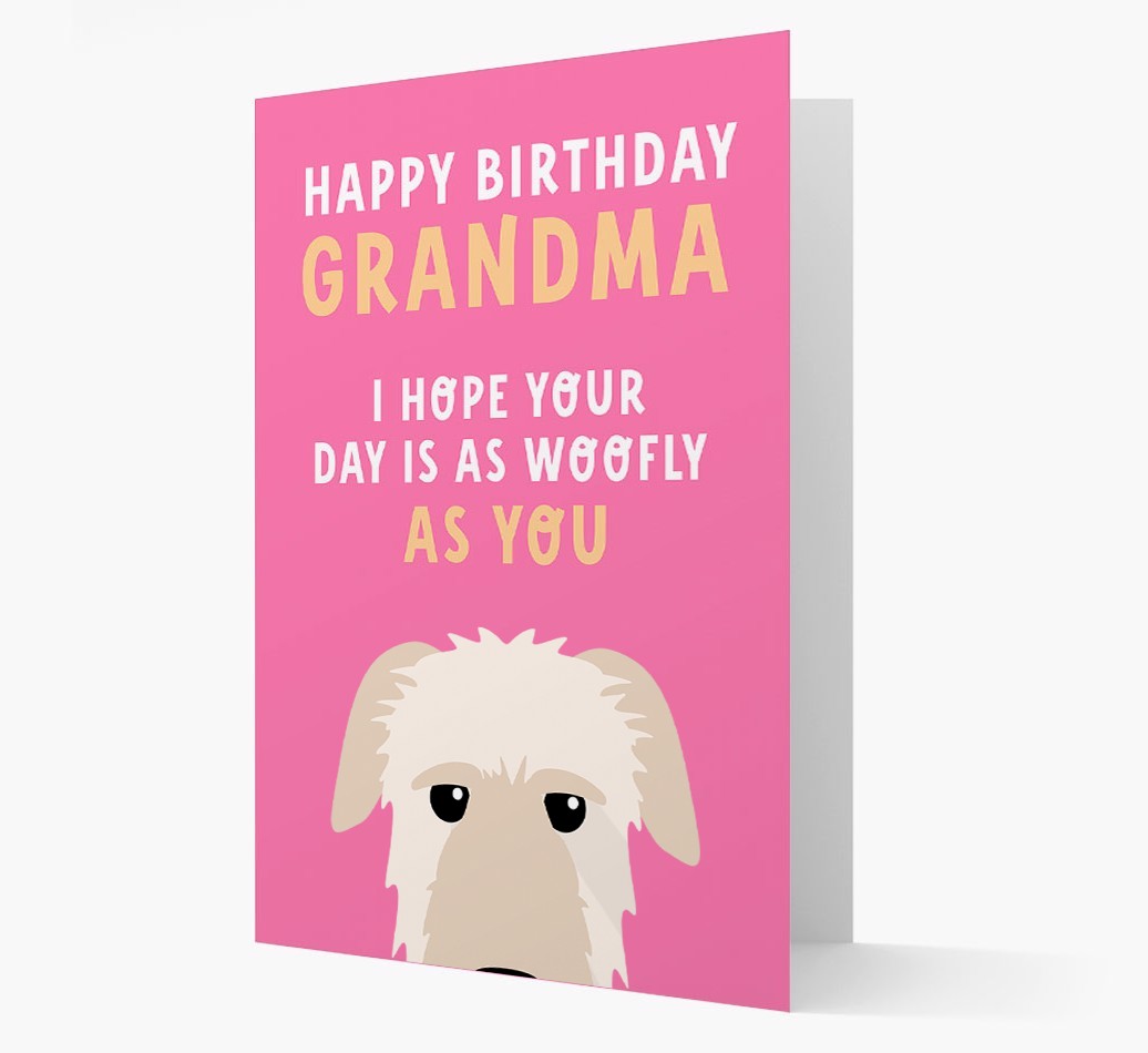 Woofly Grandma: Personalised Card with {breedFullName} Icon