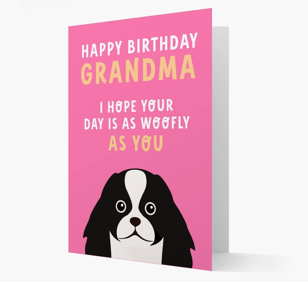 Woofly Grandma: Personalised Card with {breedFullName} Icon