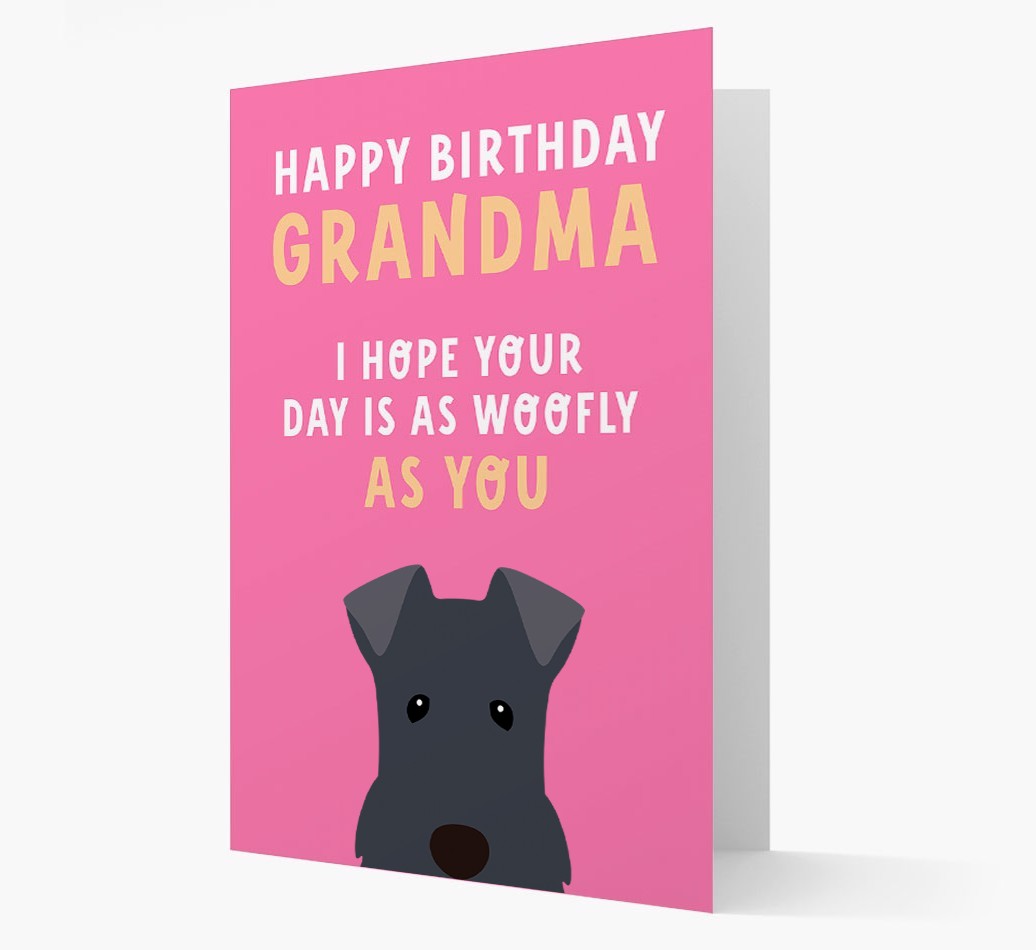 Woofly Grandma: Personalised Card with {breedFullName} Icon