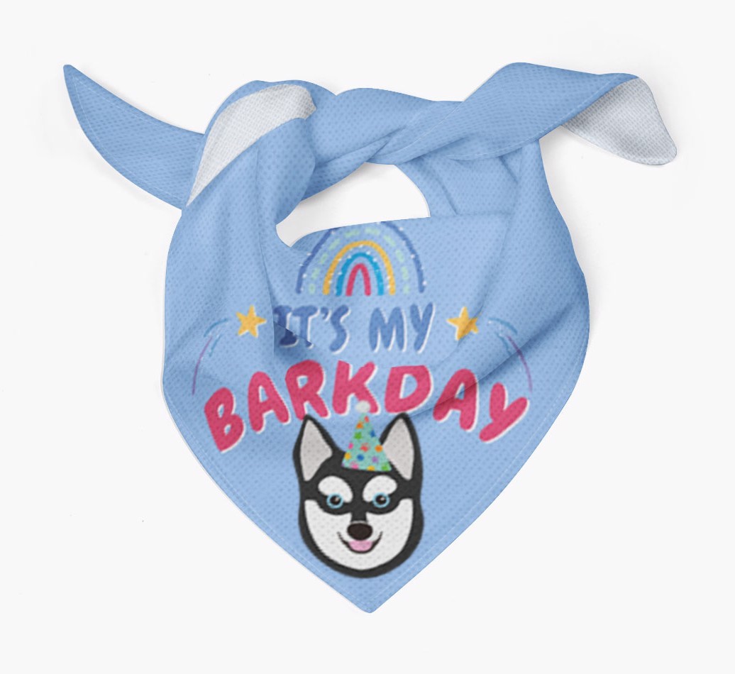 It's My Barkday: Personalized {breedFullName} Bandana