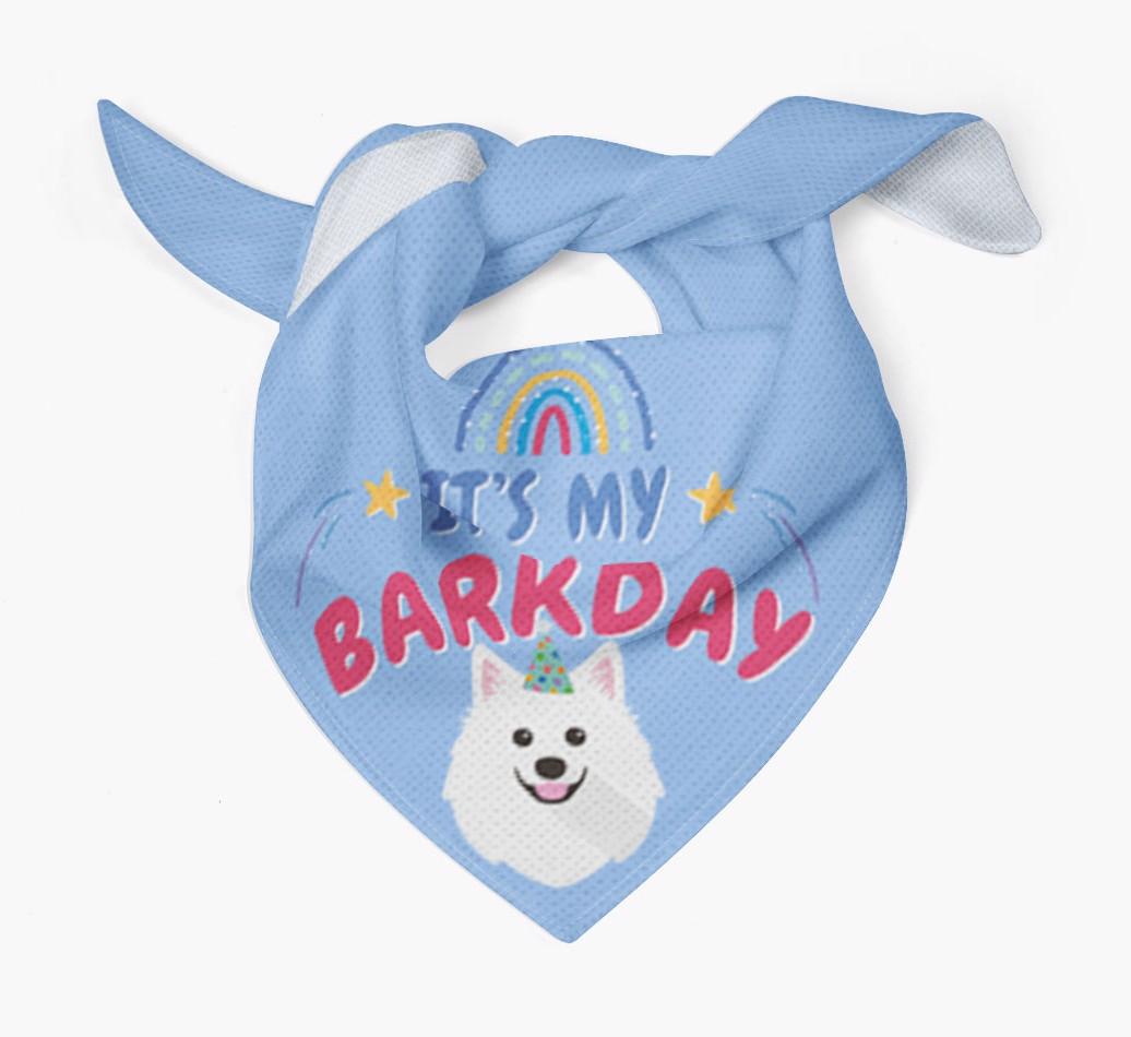It's My Barkday: Personalized {breedFullName} Bandana
