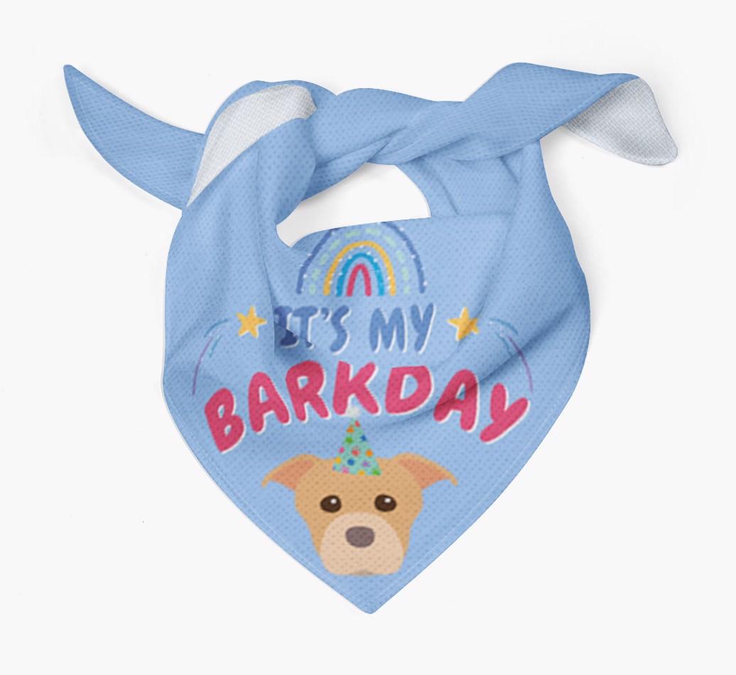 It's My Barkday: Personalized {breedFullName} Bandana