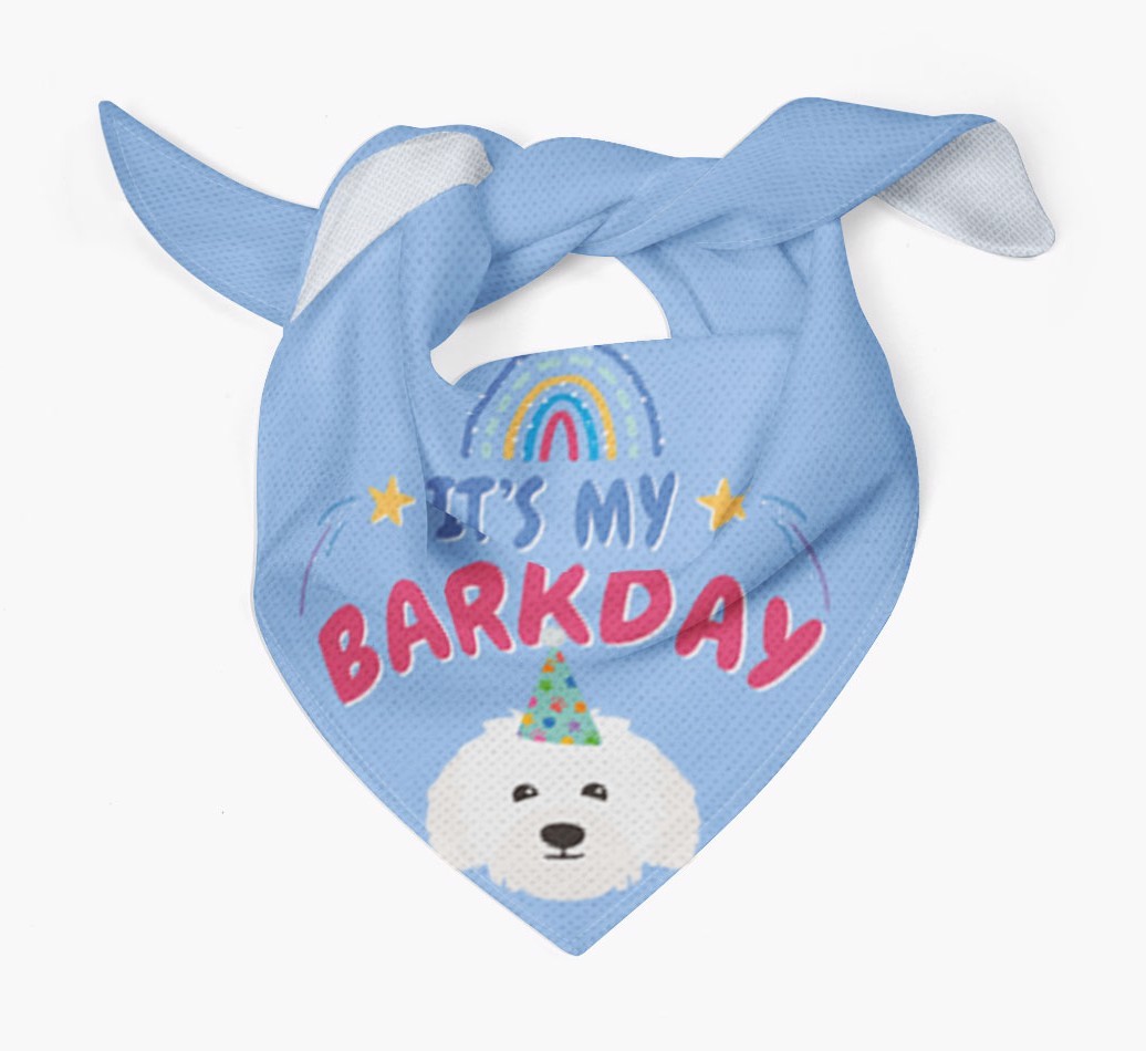 It's My Barkday: Personalized {breedFullName} Bandana