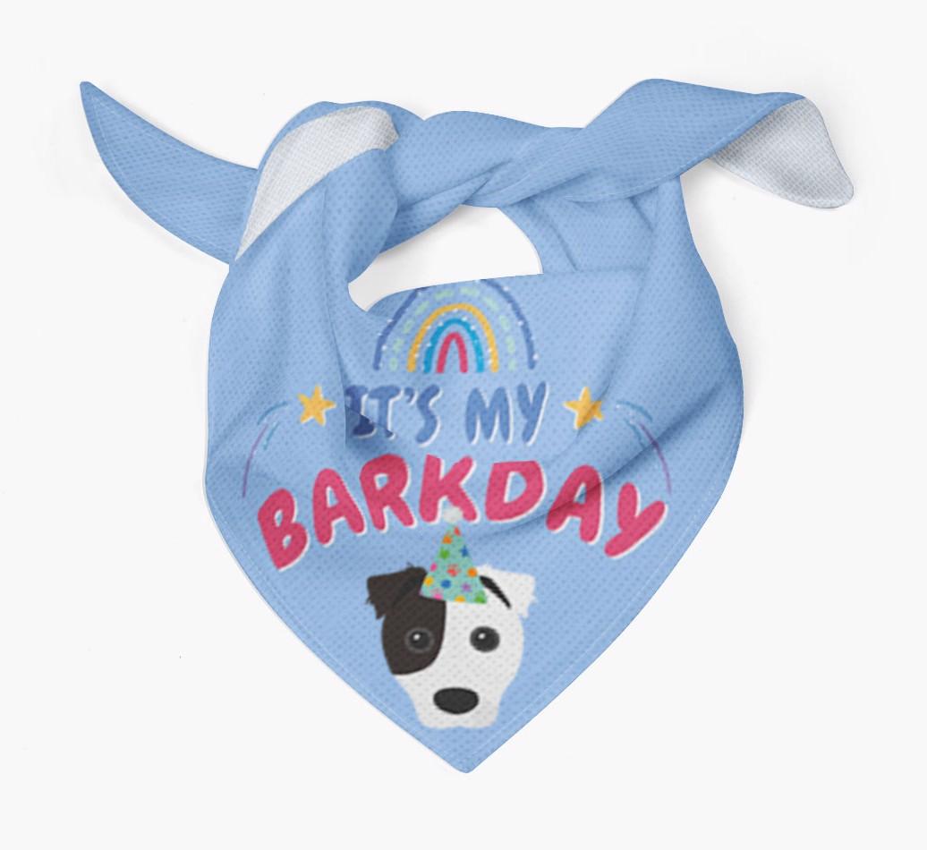 It's My Barkday: Personalized {breedFullName} Bandana