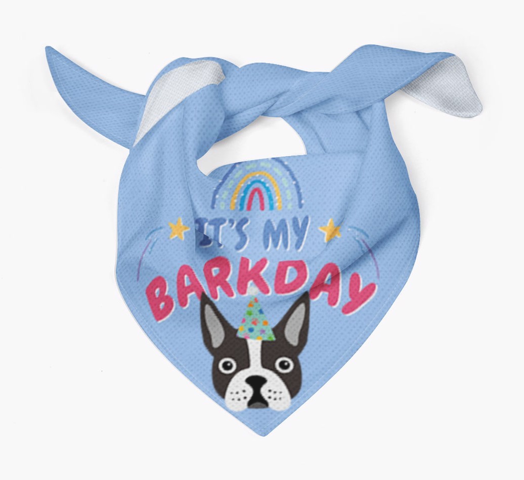 It's My Barkday: Personalized {breedFullName} Bandana
