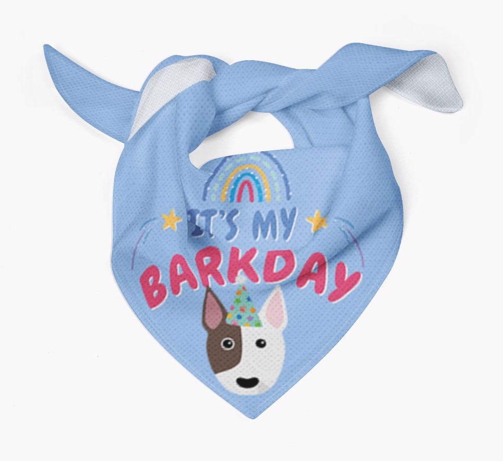 It's My Barkday: Personalized {breedFullName} Bandana