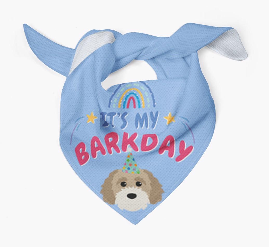 It's My Barkday: Personalized {breedFullName} Bandana