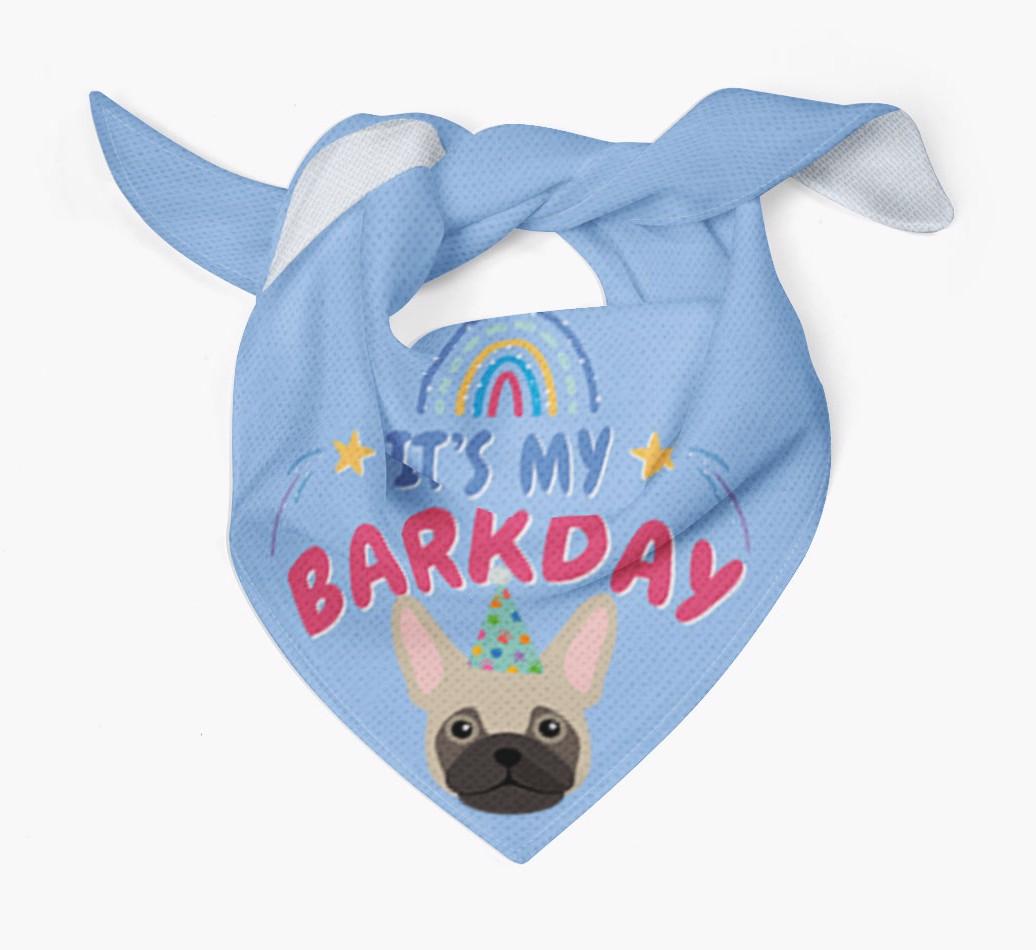 It's My Barkday: Personalized {breedFullName} Bandana
