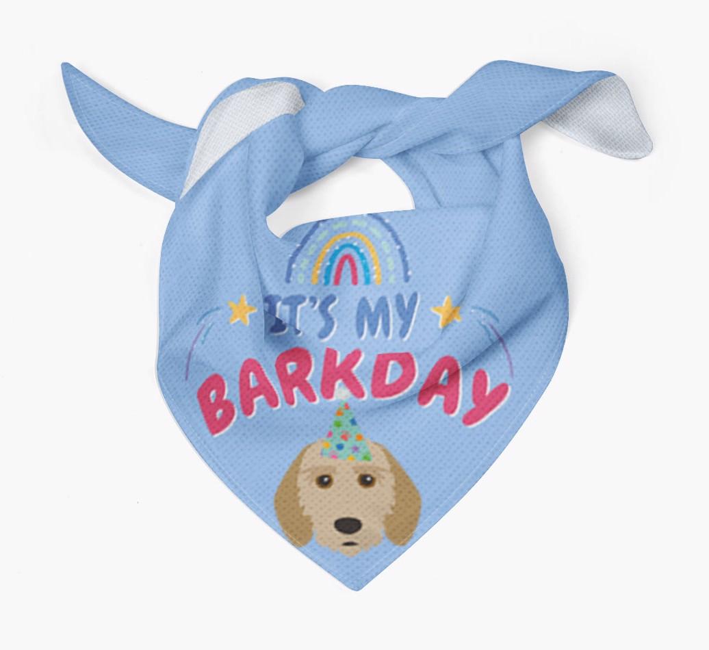 It's My Barkday: Personalized {breedFullName} Bandana