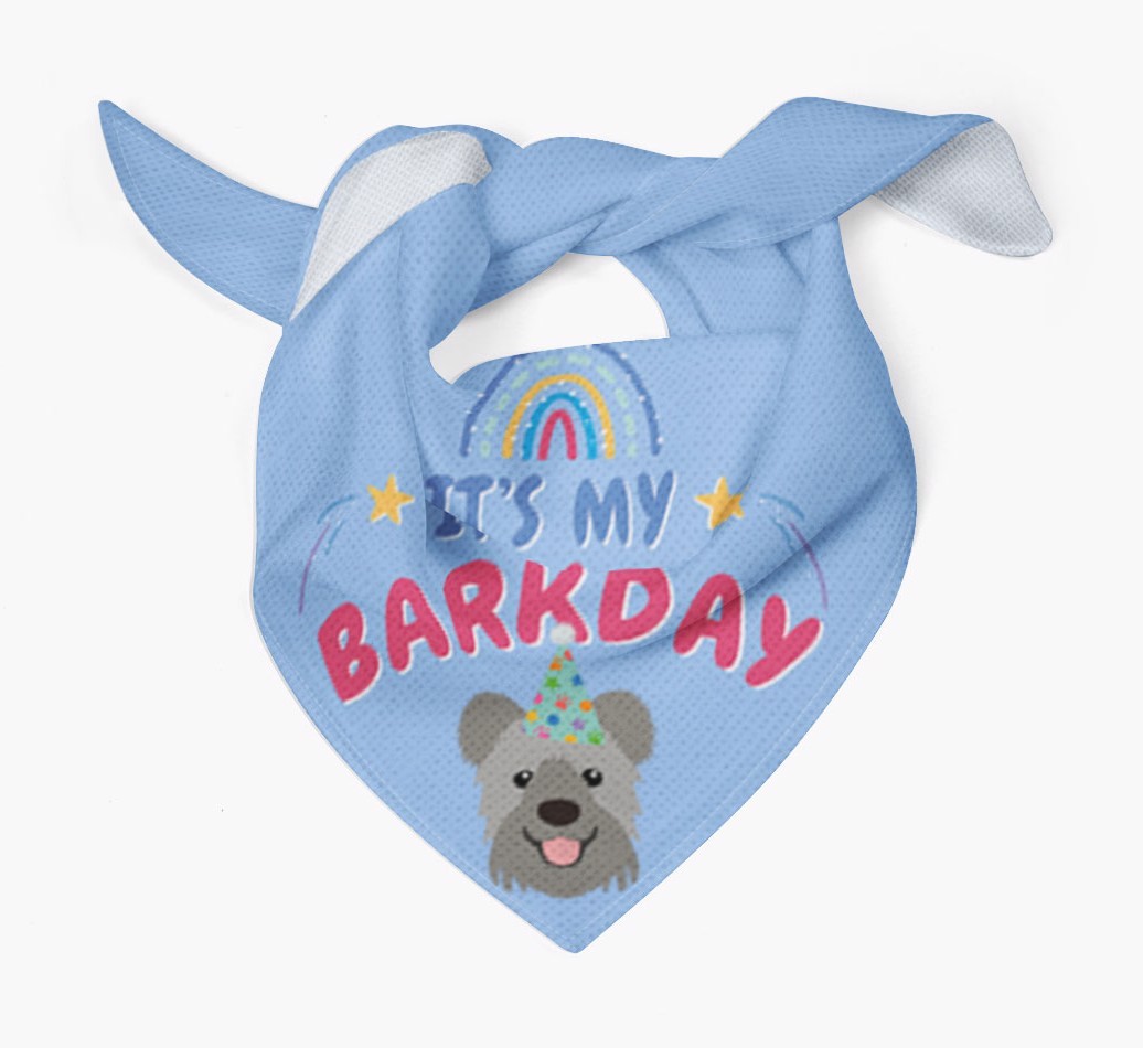 It's My Barkday: Personalized {breedFullName} Bandana