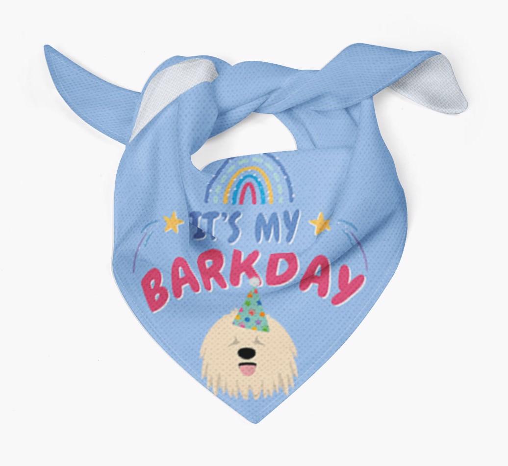 It's My Barkday: Personalized {breedFullName} Bandana