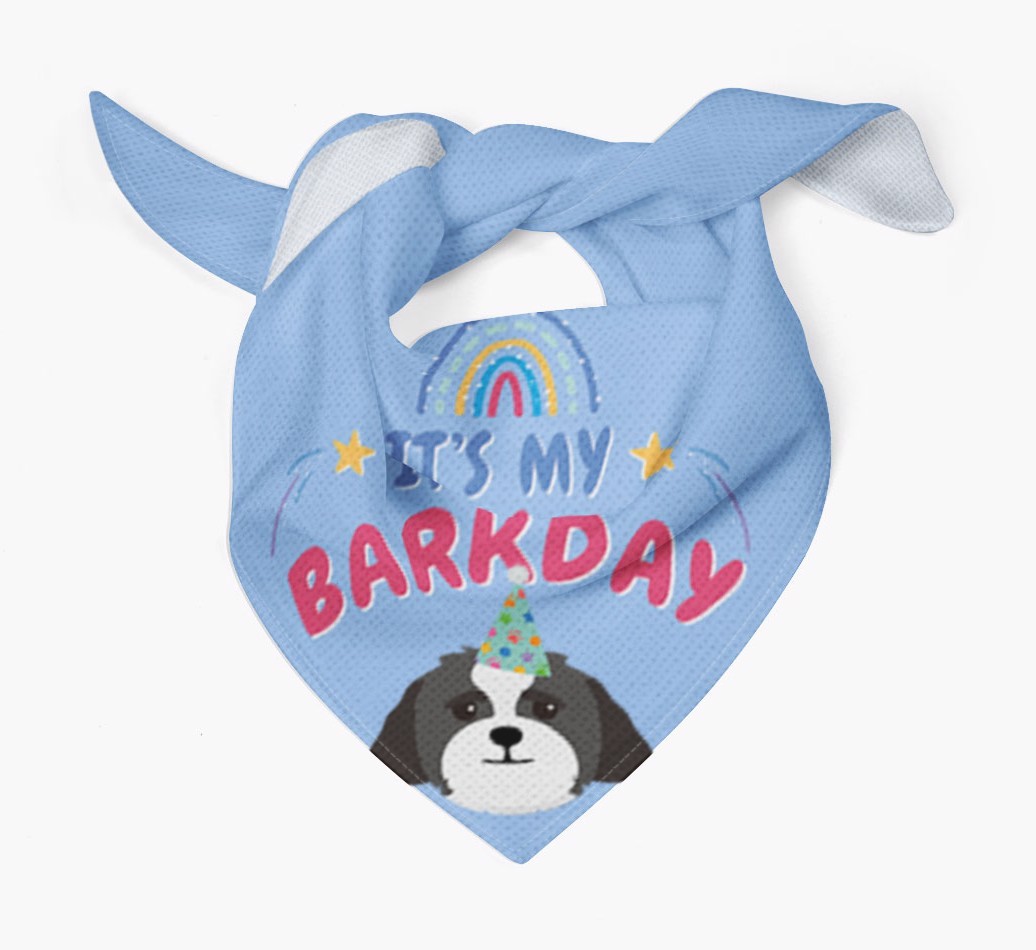 It's My Barkday: Personalized {breedFullName} Bandana