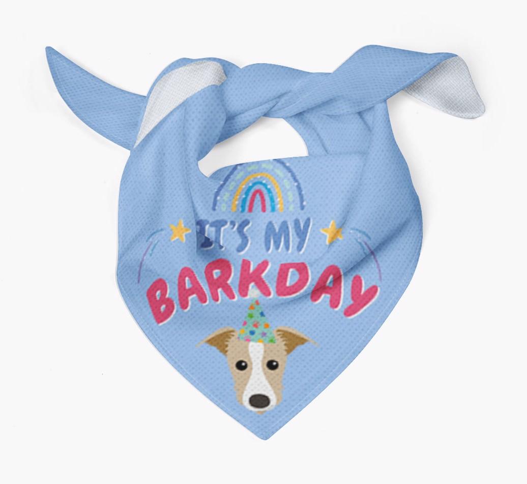 It's My Barkday: Personalized {breedFullName} Bandana