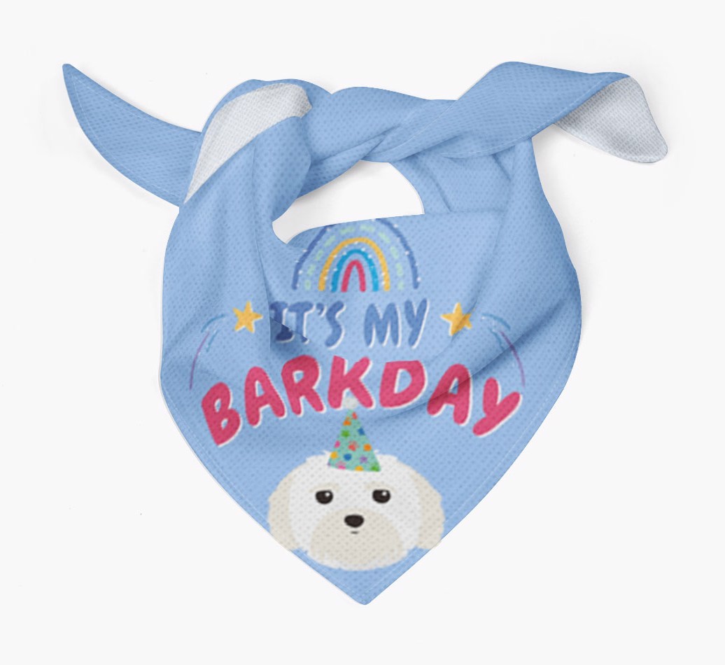 It's My Barkday: Personalized {breedFullName} Bandana