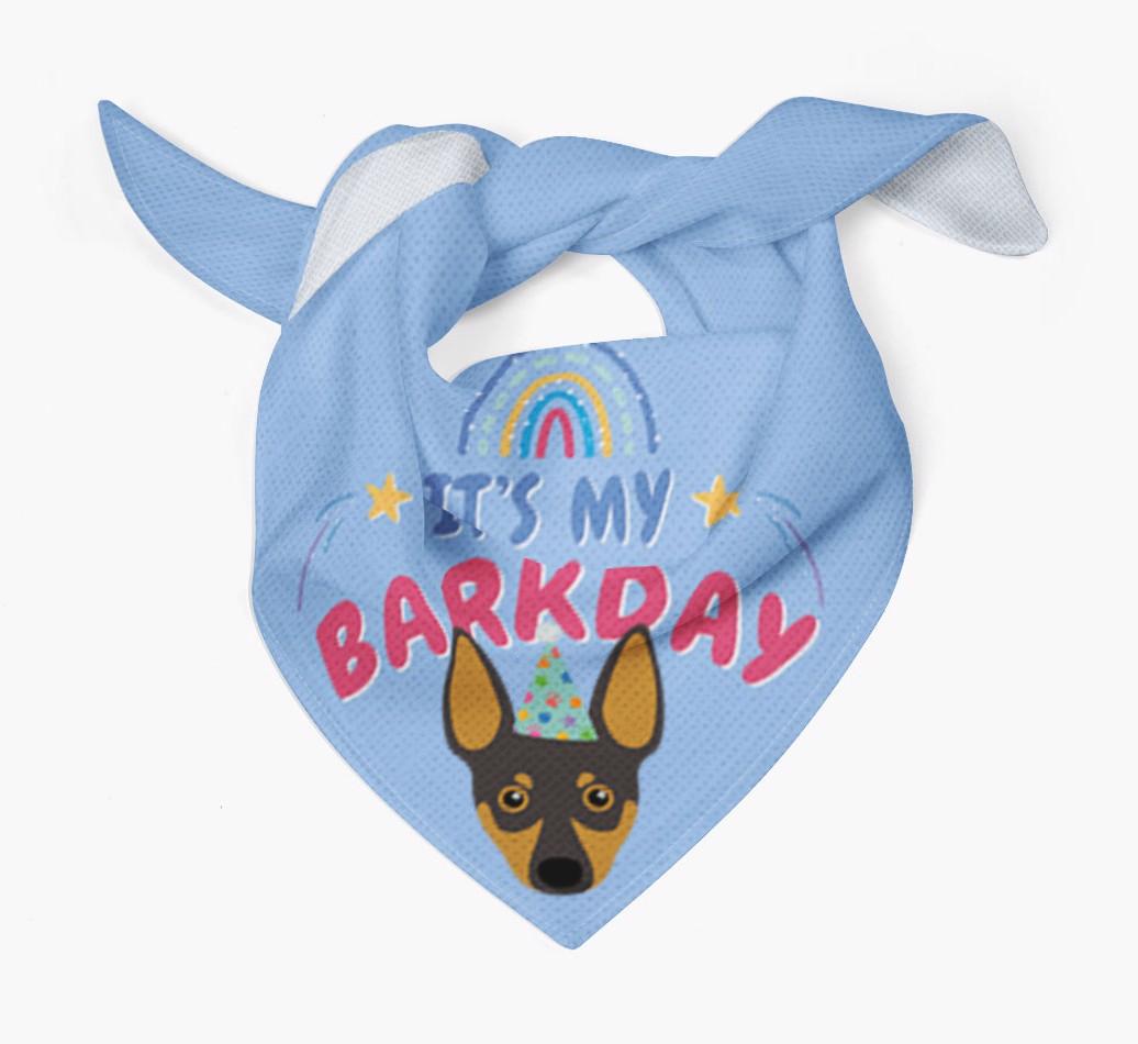 It's My Barkday: Personalized {breedFullName} Bandana