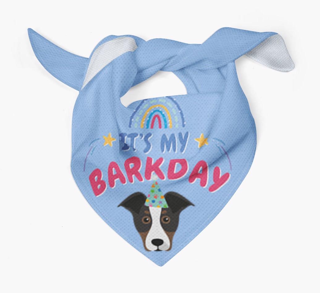 It's My Barkday: Personalized {breedFullName} Bandana